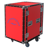 16U shockproof rack case